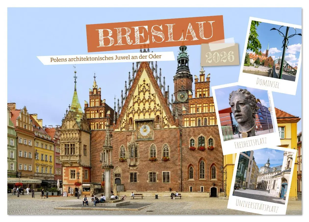 Cover: 9783516631265 | Breslau. Polens architektonisches Juwel an der Oder (Tischkalender...