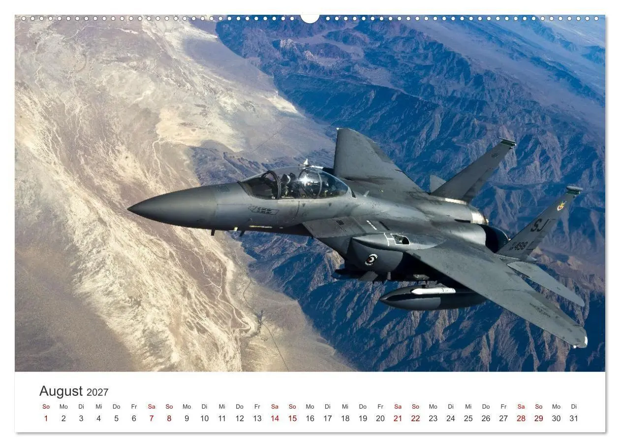Bild: 9783569341265 | Kampfjets - Düsenjäger-Kalender (Wandkalender 2027 DIN A2 quer),...