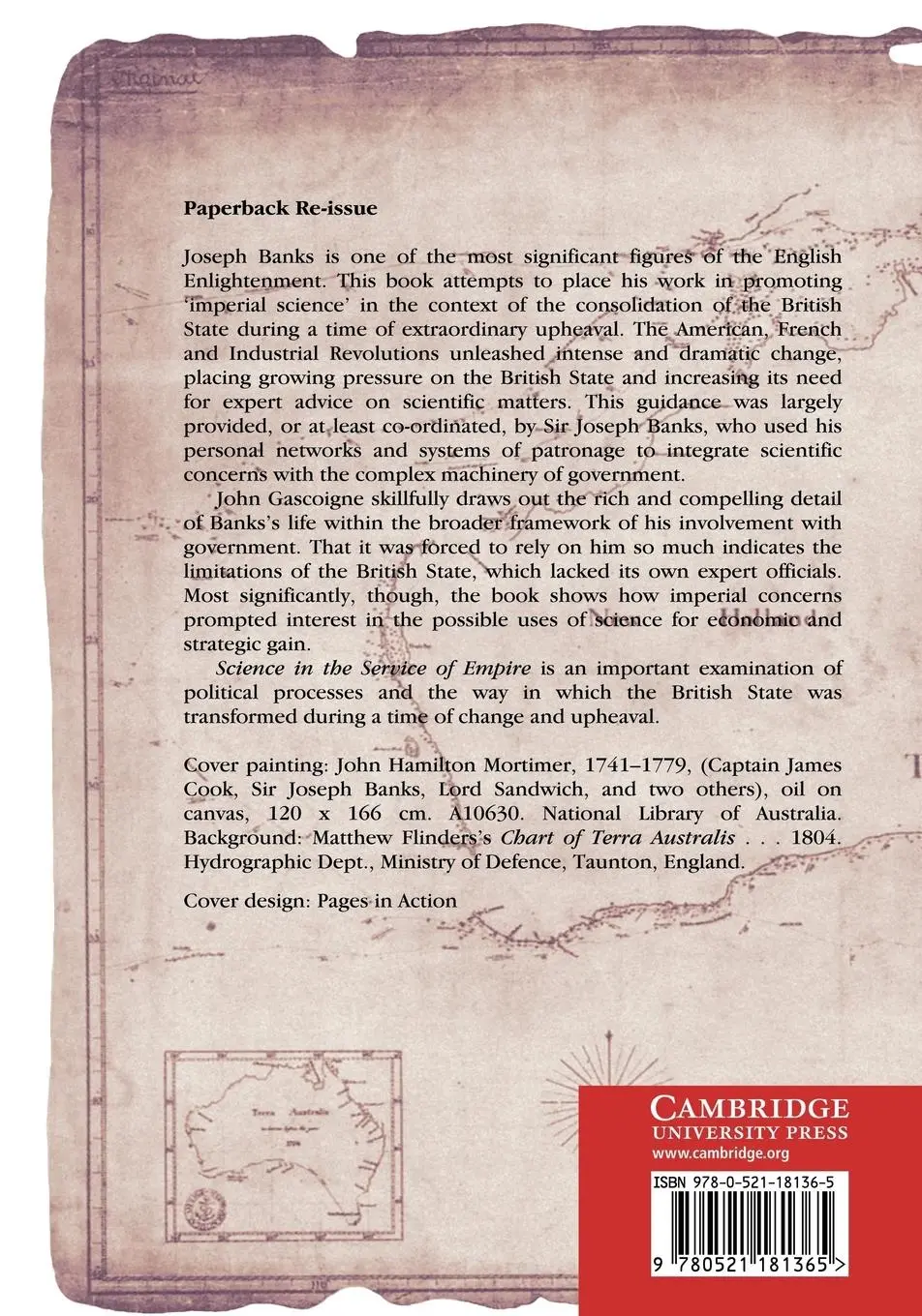 Rückseite: 9780521181365 | Science in the Service of Empire | John Gascoigne | Taschenbuch | 2010