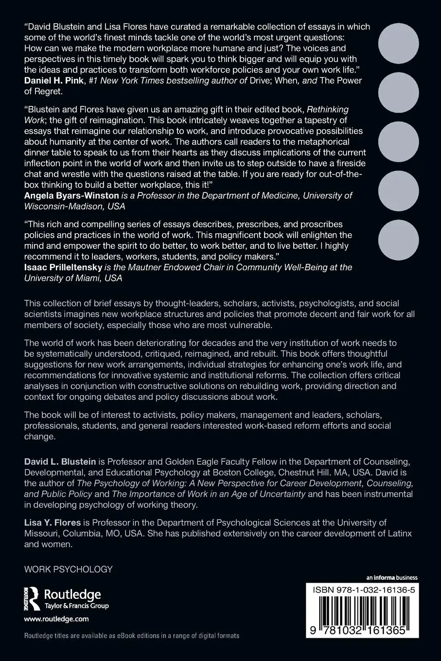 Rückseite: 9781032161365 | Rethinking Work | Essays on Building a Better Workplace | Taschenbuch