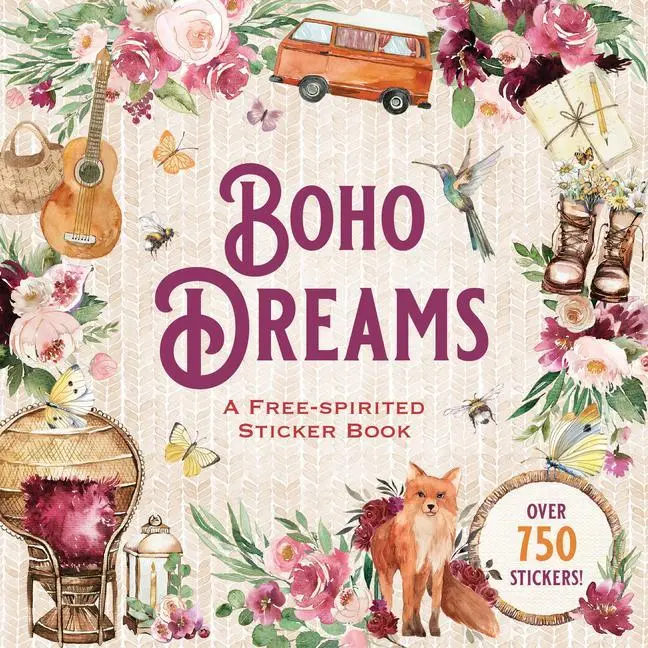 Cover: 9781441341365 | Boho Dreams Sticker Book | A Free-Spirited Sticker Book | Taschenbuch