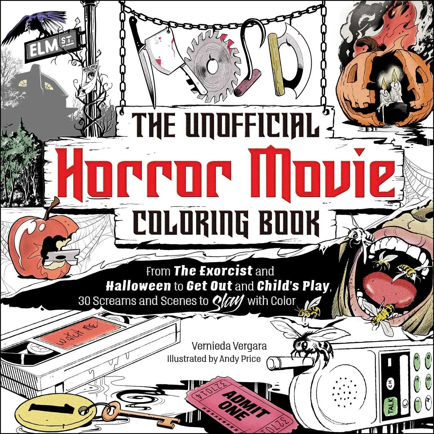 Adams Media Corporation The Unofficial Horror Movie Coloring Book