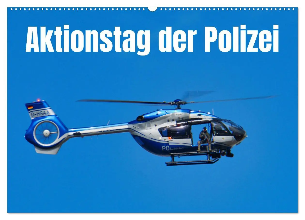 Cover: 9783457531365 | Aktionstag der Polizei (Wandkalender 2026 DIN A2 quer), CALVENDO...