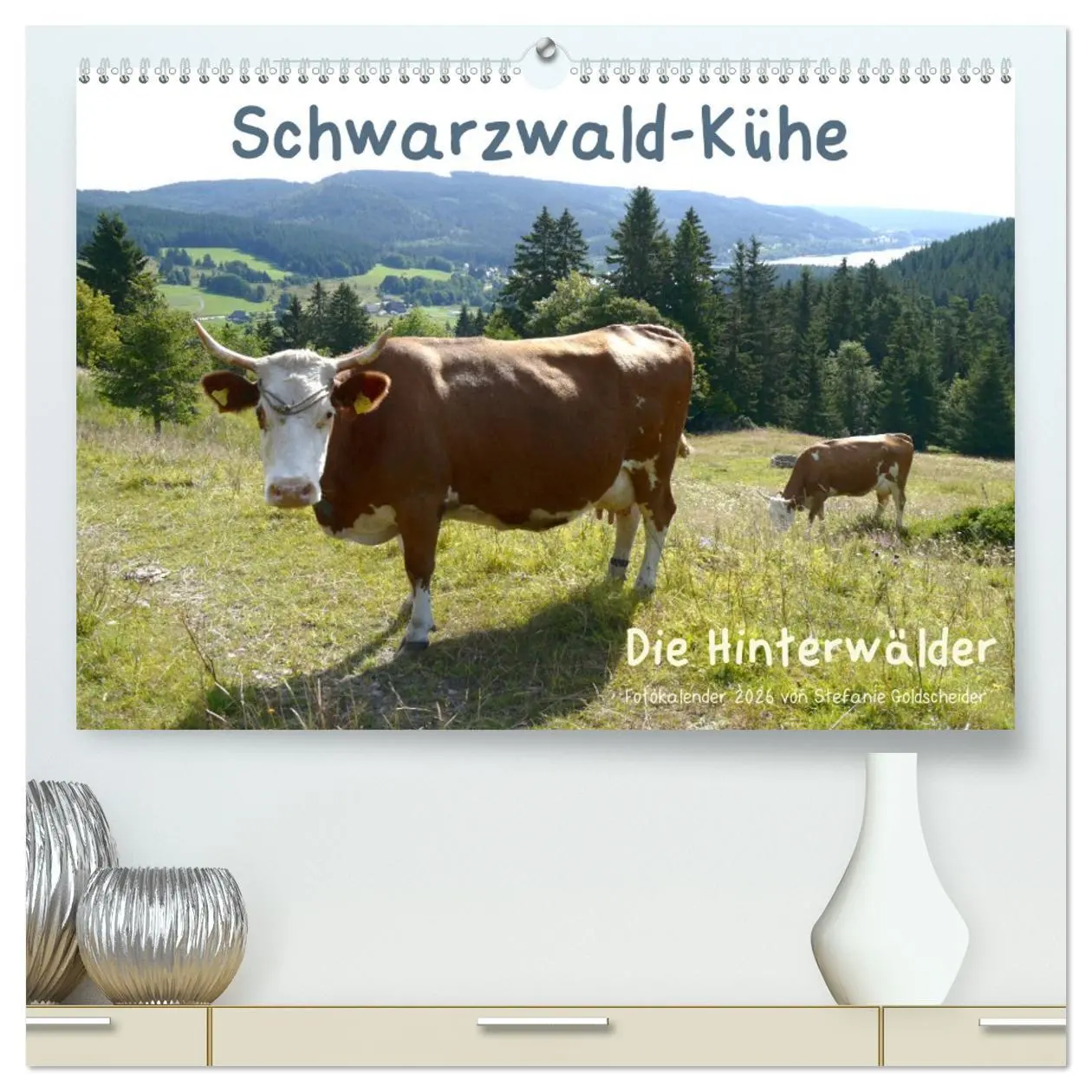 Cover: 9783457771365 | Schwarzwald-Kühe - Die Hinterwälder (hochwertiger Premium...