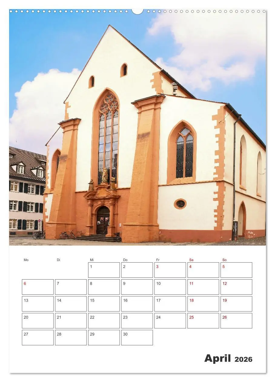 Bild: 9783516311365 | Freiburg - Reiseplaner (Wandkalender 2026 DIN A2 hoch), CALVENDO...