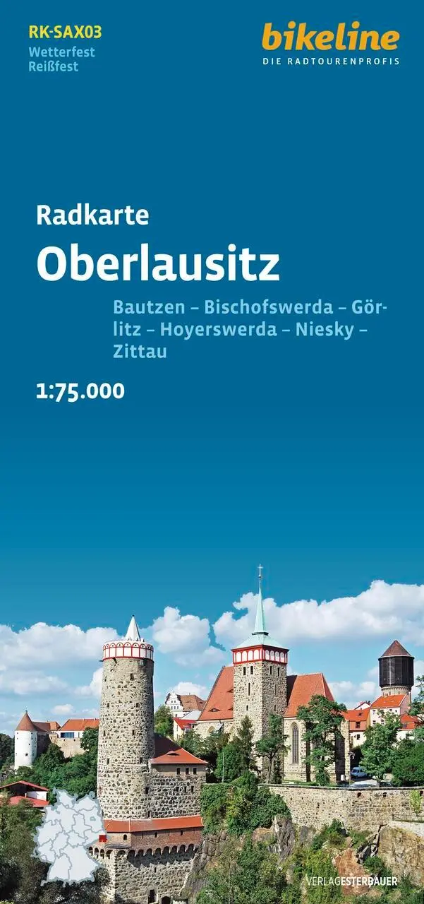 Cover: 9783711101365 | Radkarte Oberlausitz (RK-SAX03) | Esterbauer Verlag | (Land-)Karte