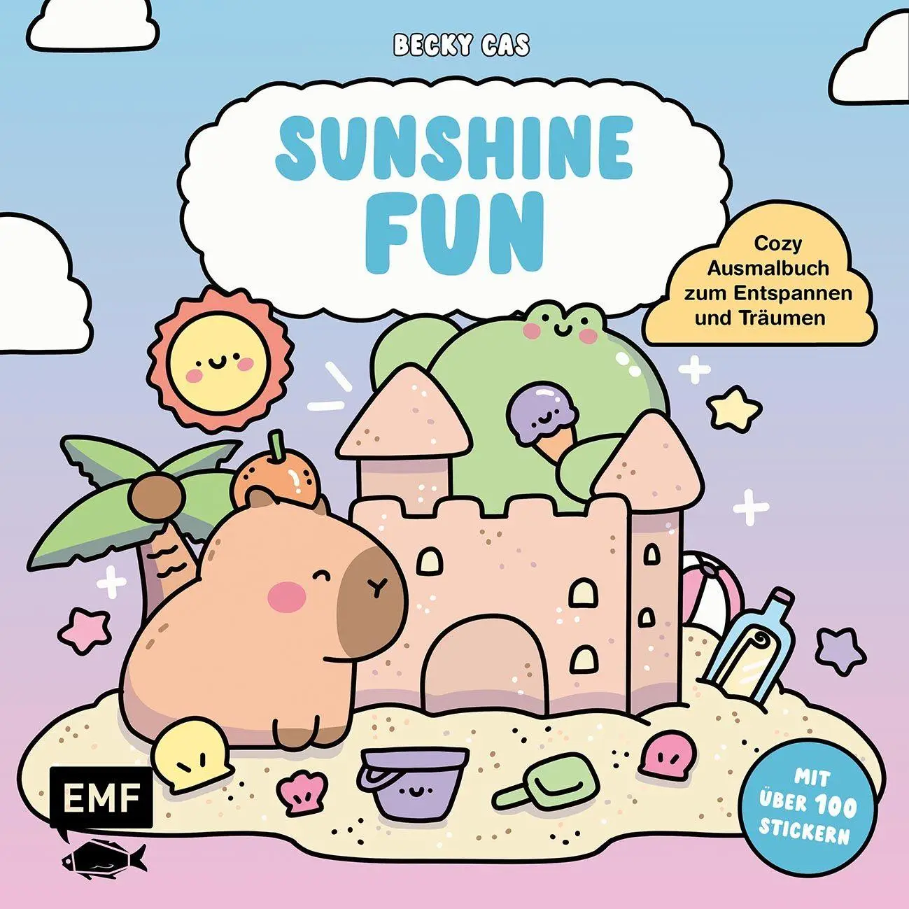 Cover: 9783745931365 | Sunshine Fun - Cozy Ausmalbuch zum Entspannen und Träumen | Castañeda