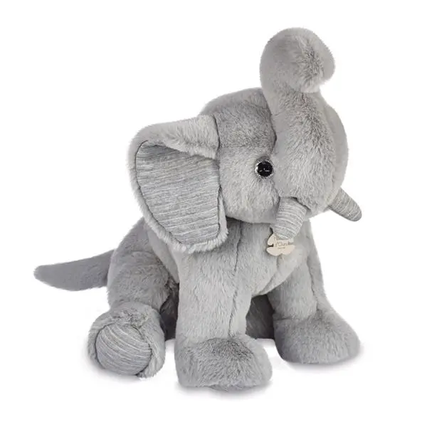Cover: 3700349331465 | Preppy Chic Elefant, grau 45cm | 8903146 | DOUDOU | EAN 3700349331465