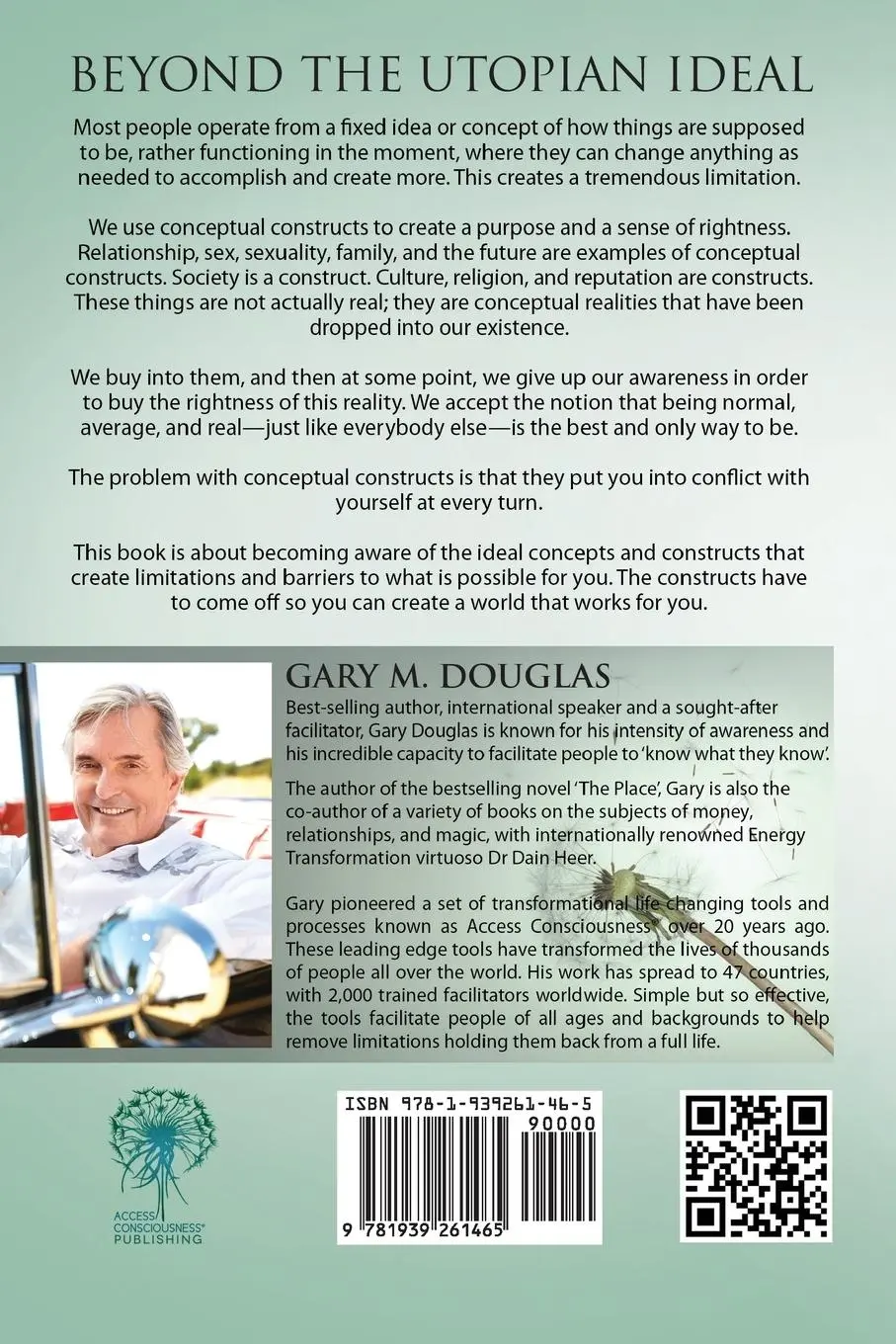 Rückseite: 9781939261465 | Beyond the Utopian Ideal | Gary M. Douglas | Taschenbuch | Englisch