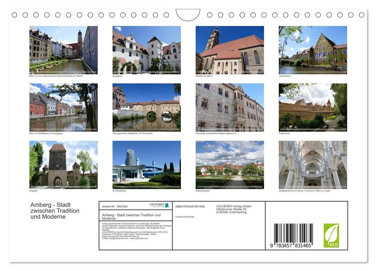 Bild: 9783457831465 | Amberg - Stadt zwischen Tradition und Moderne (Wandkalender 2026...