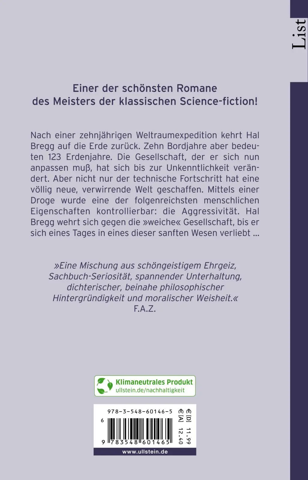 Rückseite: 9783548601465 | Rückkehr von den Sternen | Stanislaw Lem | Taschenbuch | 320 S. | 2001