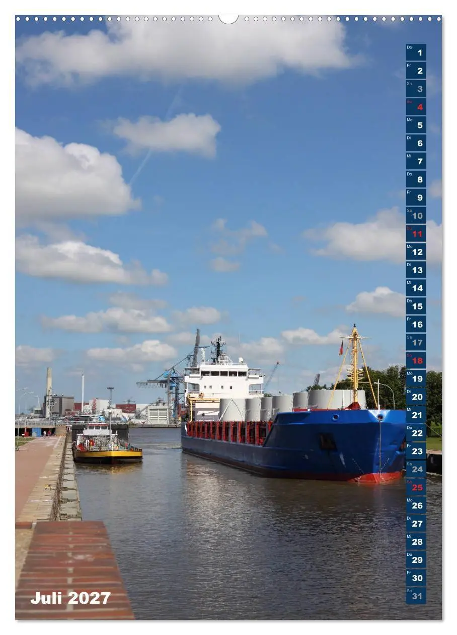 Bild: 9783569871465 | Emden - Sehenswertes der Seehafenstadt (Wandkalender 2027 DIN A2...