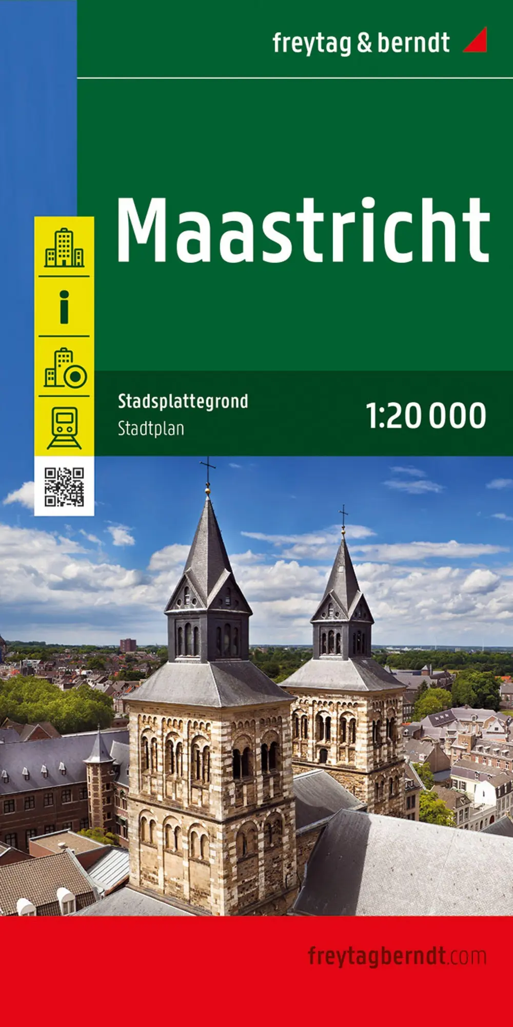 Cover: 9783707921465 | Maastricht, Stadtplan 1:20.000, freytag &amp; berndt | (Land-)Karte | 2022