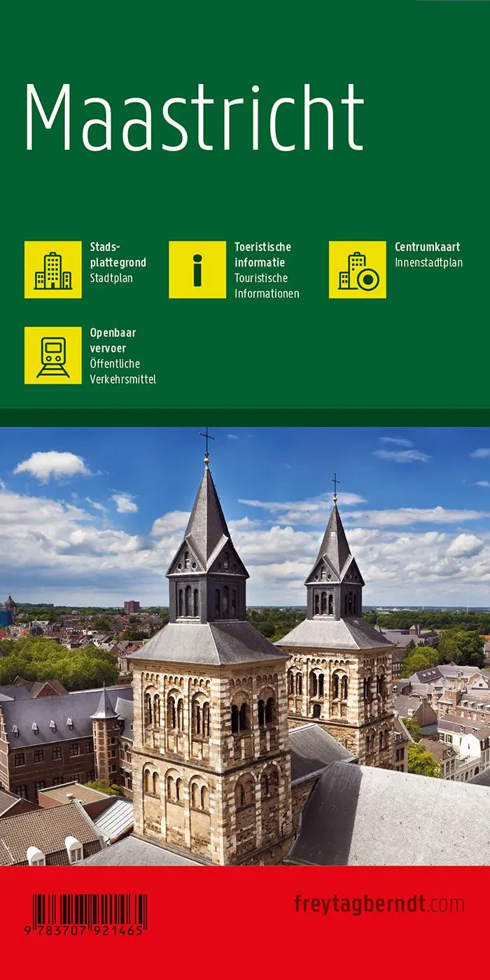 Rückseite: 9783707921465 | Maastricht, Stadtplan 1:20.000, freytag &amp; berndt | (Land-)Karte | 2022