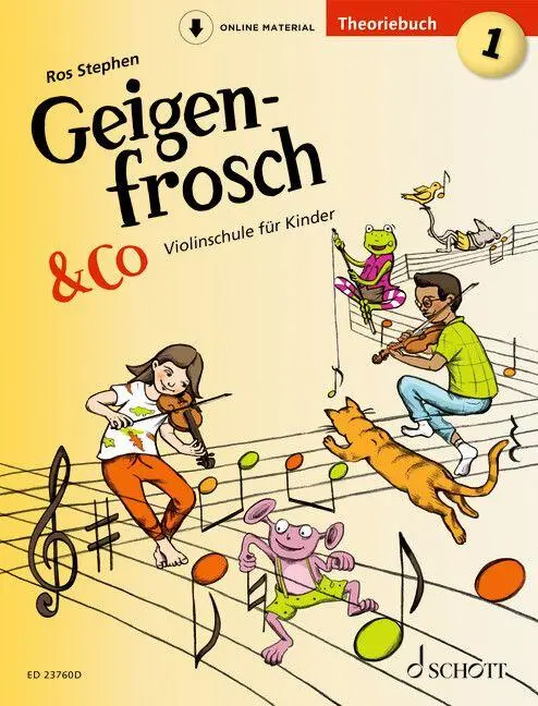 Cover: 9783795731465 | Geigenfrosch &amp; Co: Theoriebuch 1 | Violine. Lehrbuch. | Ros Stephen
