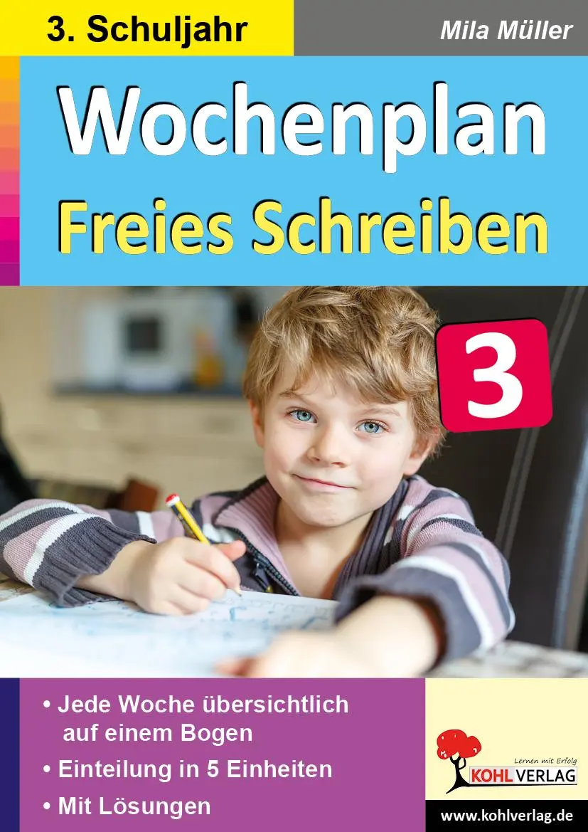 Cover: 9783966241465 | Wochenplan Freies Schreiben / Klasse 3 | Mila Müller | Taschenbuch