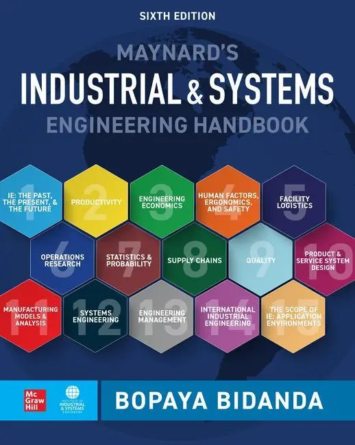 Cover: 9781260461565 | Maynard's Industrial and Systems Engineering Handbook | Bopaya Bidanda