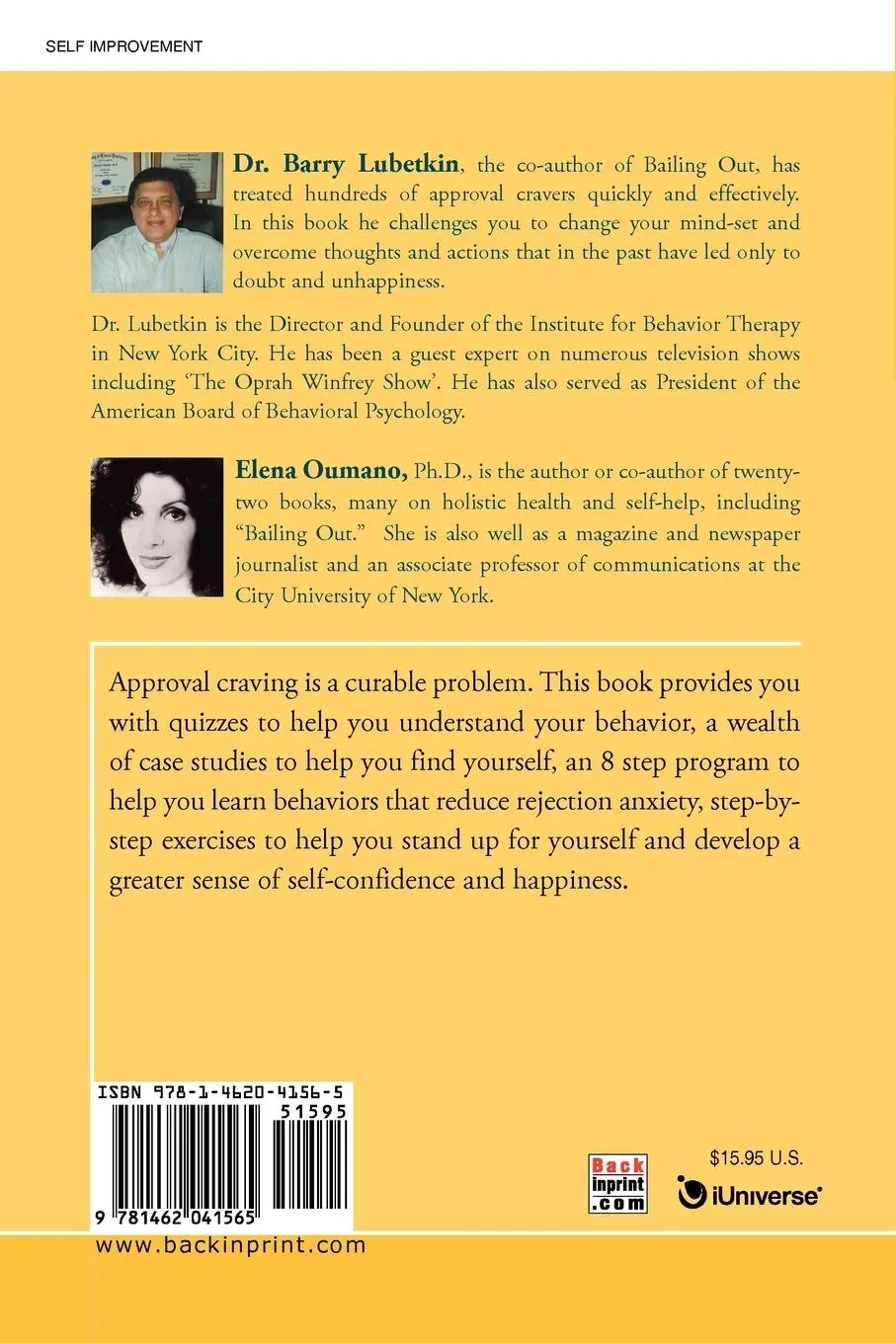 Rückseite: 9781462041565 | Why Do I Need You to Love Me in Order to Like Myself? | Taschenbuch