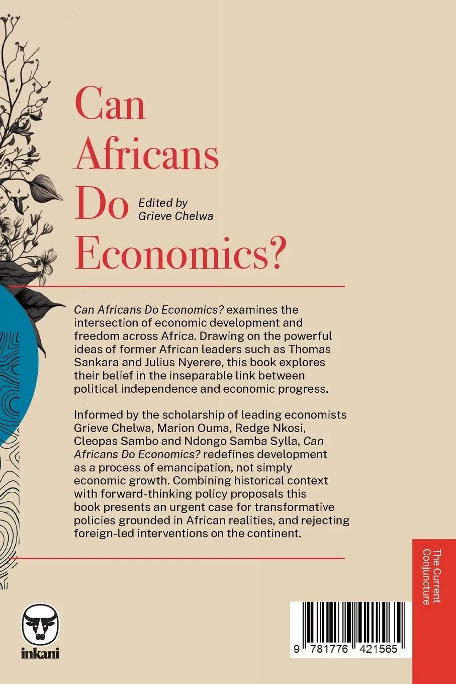 Rückseite: 9781776421565 | Can Africans Do Economics? | Grieve Chelwa (u. a.) | Taschenbuch