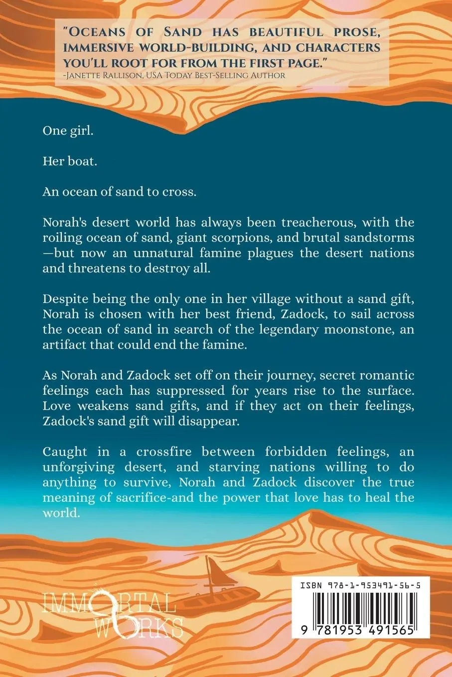 Rückseite: 9781953491565 | Oceans of Sand | Jessica Flory | Taschenbuch | Englisch | 2023
