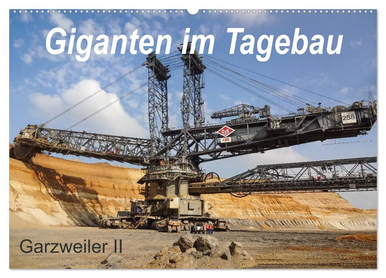Cover: 9783457751565 | Giganten im Tagebau Garzweiler II (Wandkalender 2026 DIN A2 quer),...