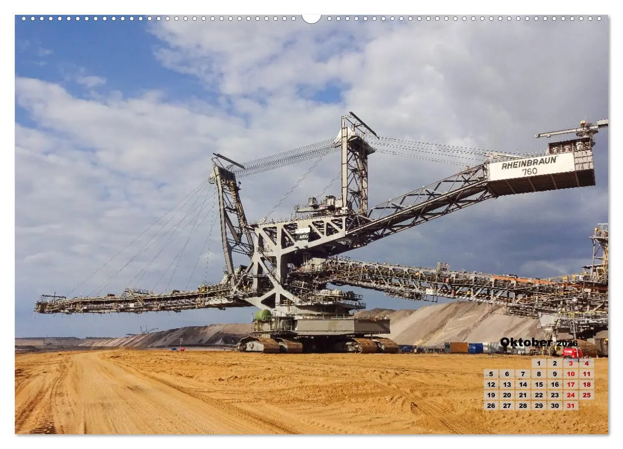 Bild: 9783457751565 | Giganten im Tagebau Garzweiler II (Wandkalender 2026 DIN A2 quer),...