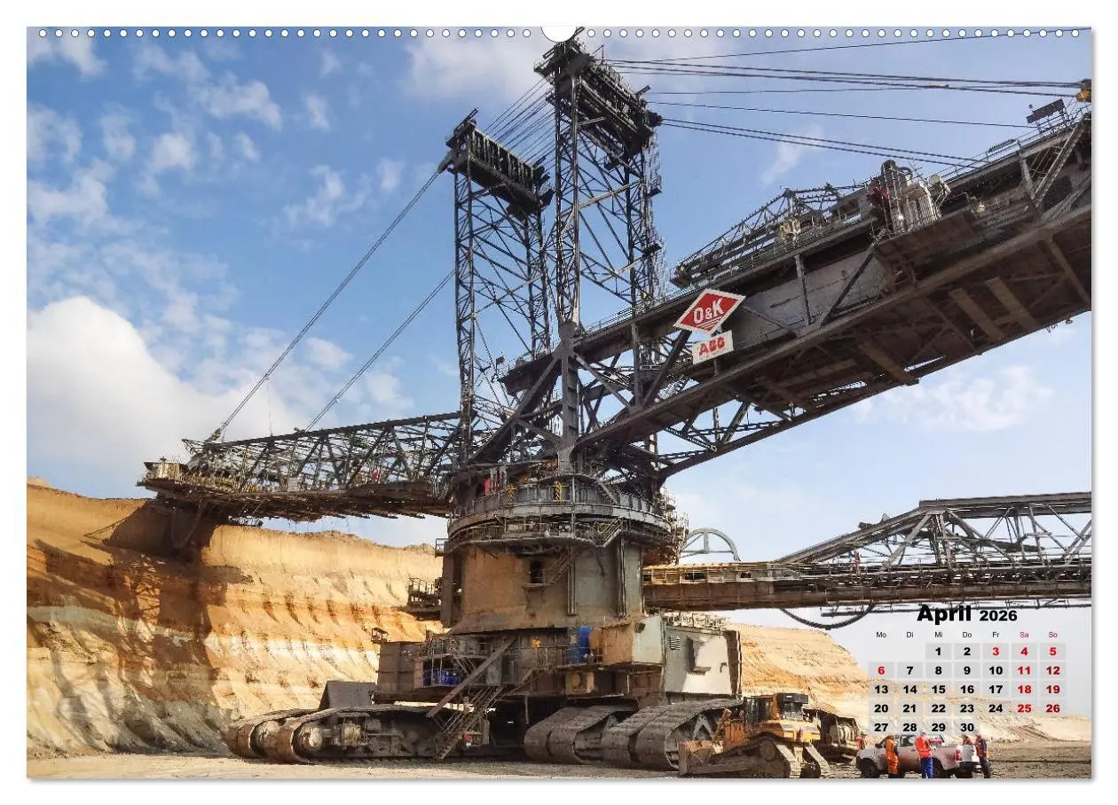 Bild: 9783457751565 | Giganten im Tagebau Garzweiler II (Wandkalender 2026 DIN A2 quer),...