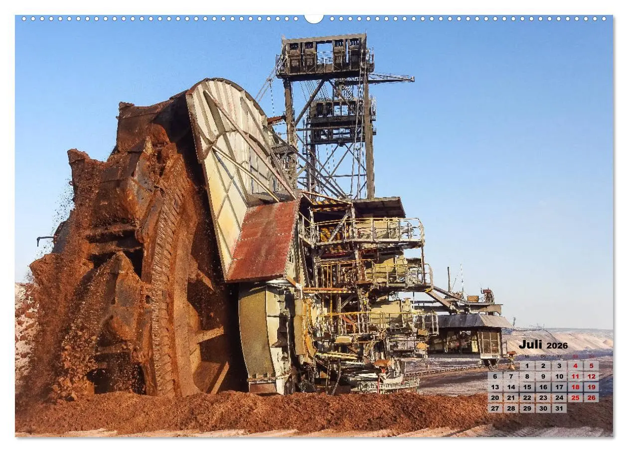Bild: 9783457751565 | Giganten im Tagebau Garzweiler II (Wandkalender 2026 DIN A2 quer),...