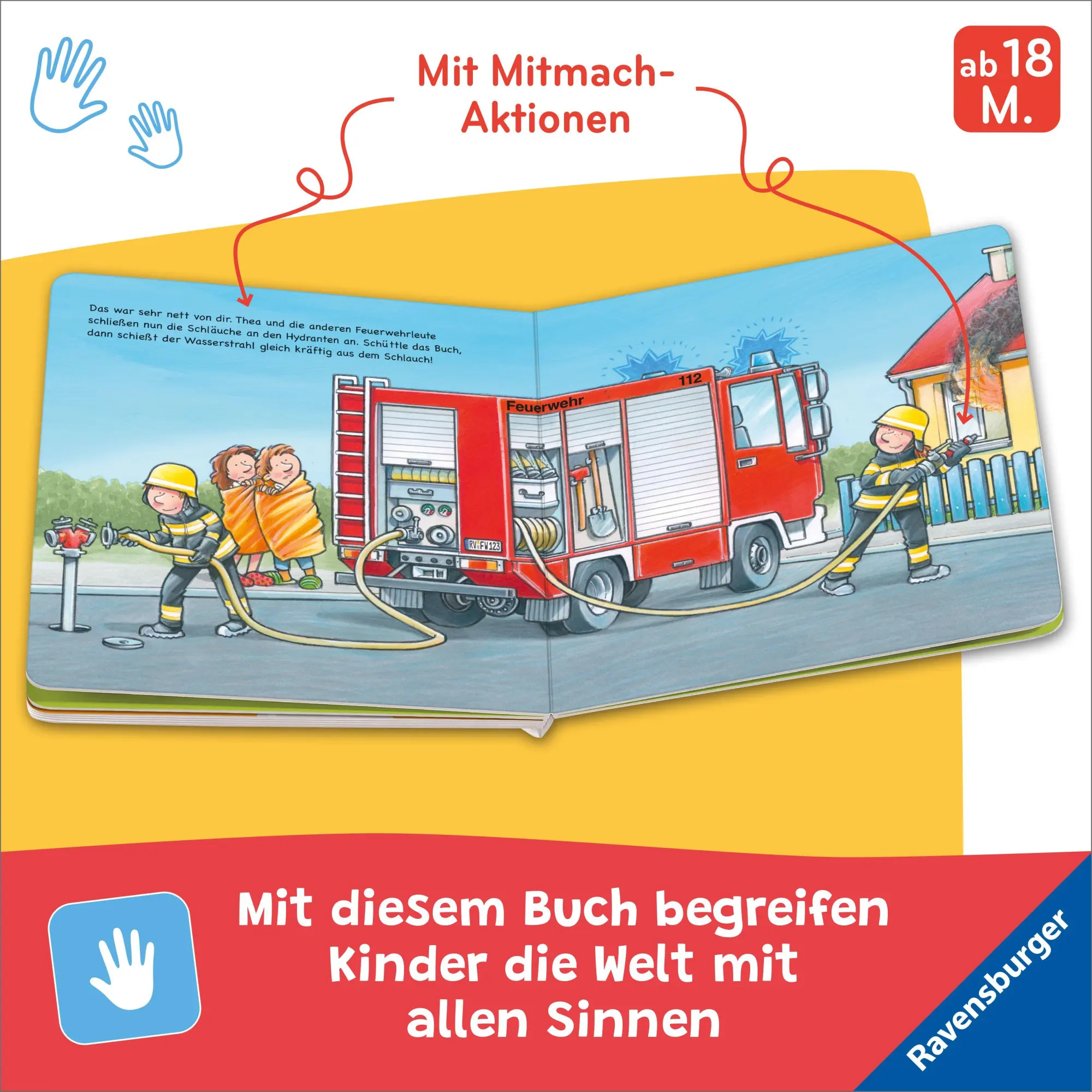 Bild: 9783473421565 | Tatütata! Fahr mit! Mein Feuerwehr-Mitmachbuch | Bernd Penners | Buch