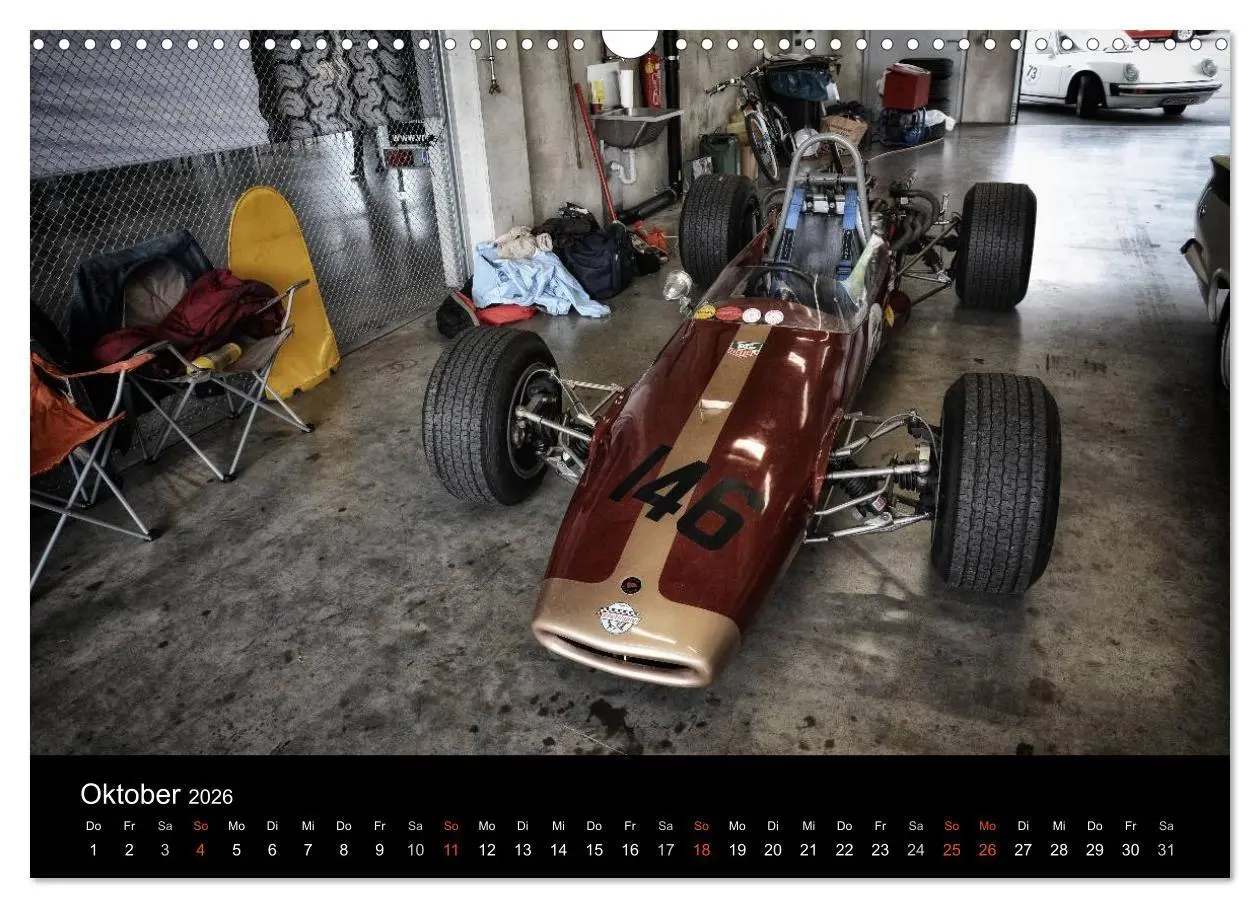 Bild: 9783516151565 | Raceday (Wandkalender 2026 DIN A3 quer), CALVENDO Monatskalender