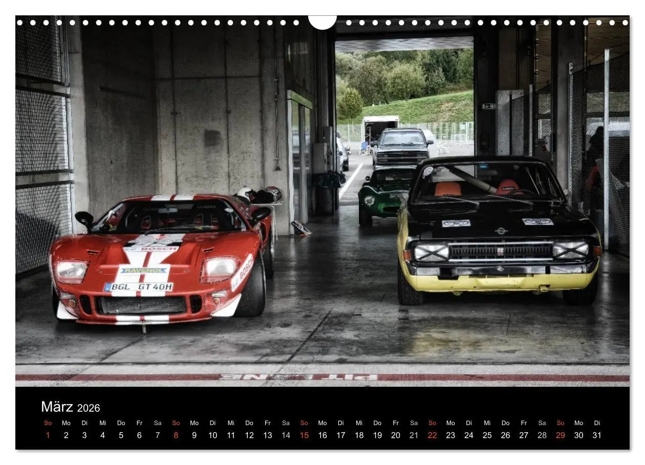 Bild: 9783516151565 | Raceday (Wandkalender 2026 DIN A3 quer), CALVENDO Monatskalender