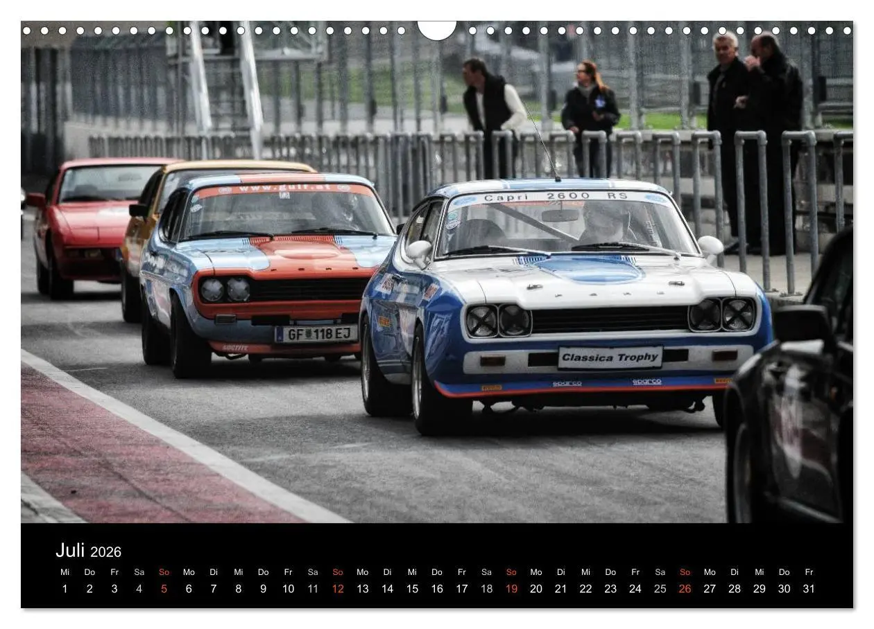 Bild: 9783516151565 | Raceday (Wandkalender 2026 DIN A3 quer), CALVENDO Monatskalender