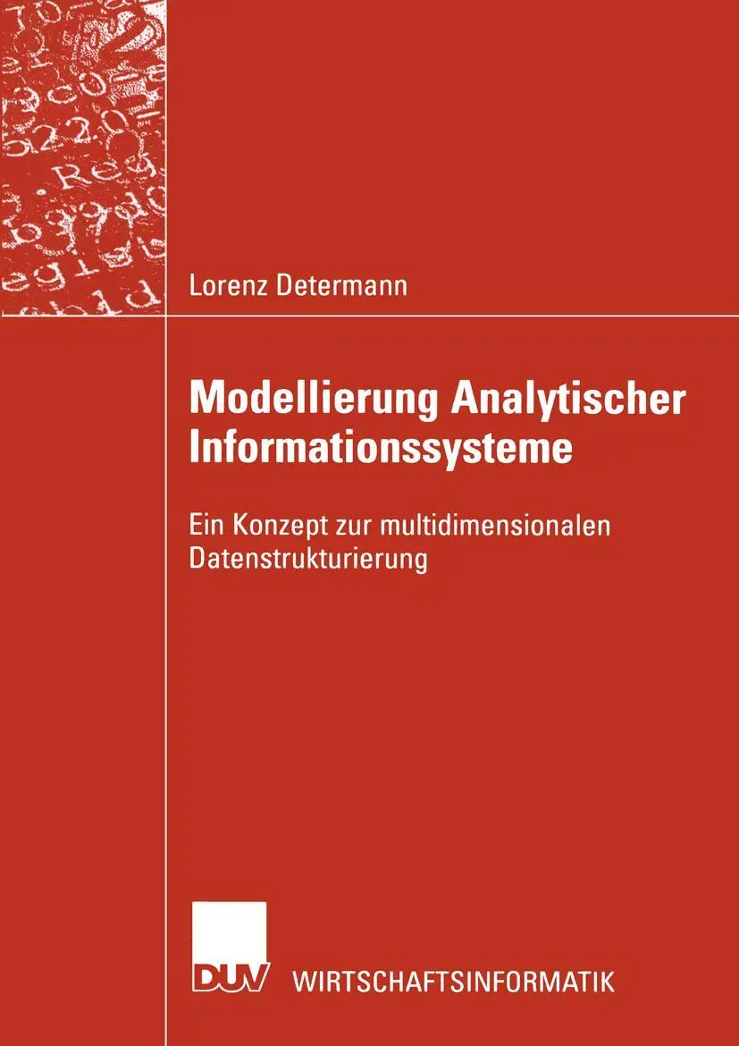 Cover: 9783824421565 | Modellierung Analytischer Informationssysteme | Lorenz Determann