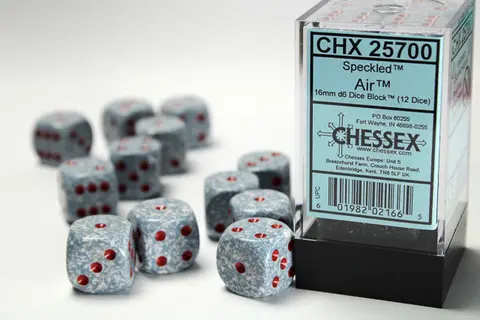 Cover: 601982021665 | Speckled® 16mm d6 Air Dice Block™ (12 dice) | deutsch | Chessex