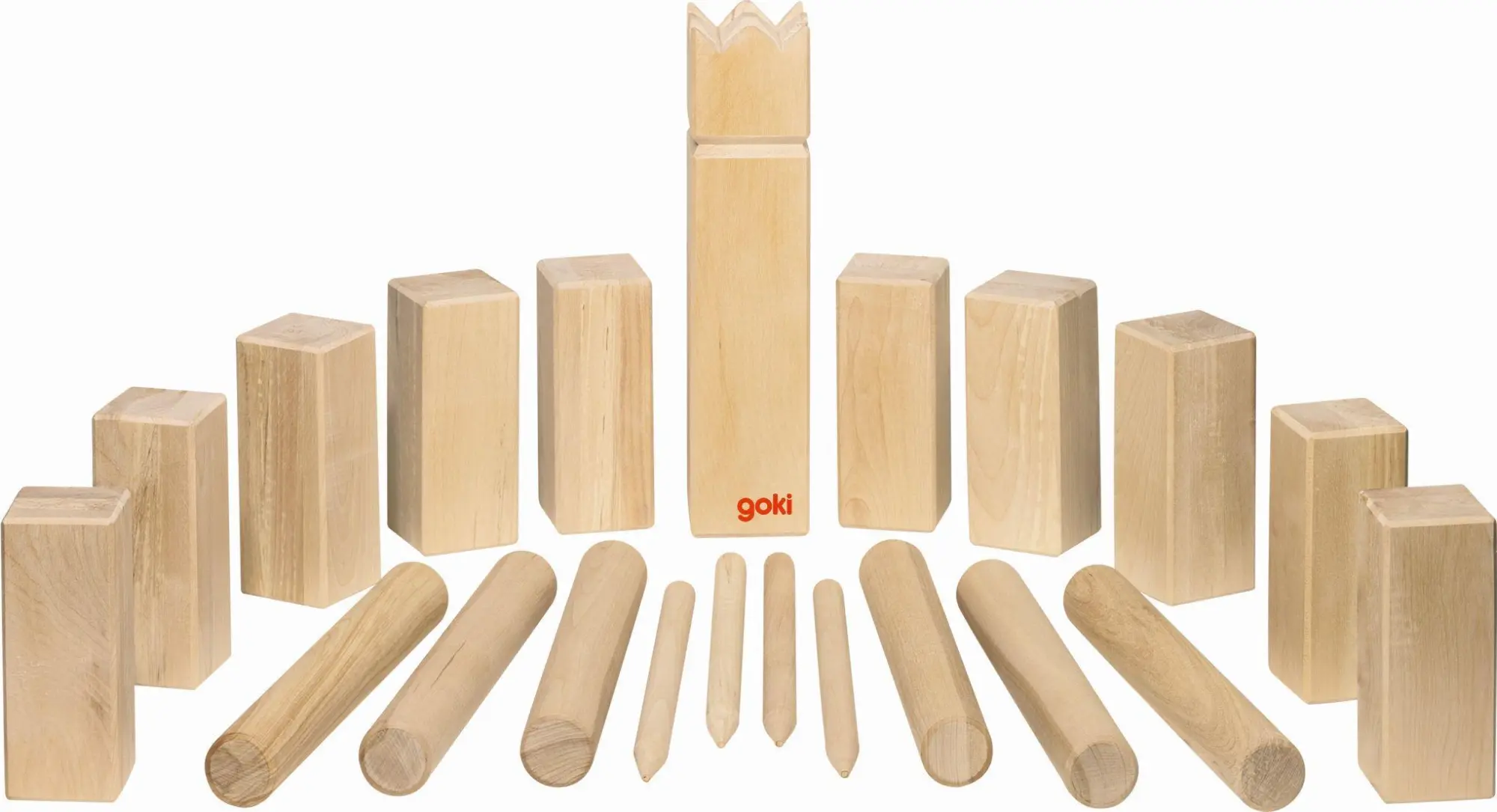 Cover: 4013594151665 | Wikingerspiel Kubb, im Baumwollbeutel | Spiel | Brettspiel | 15166