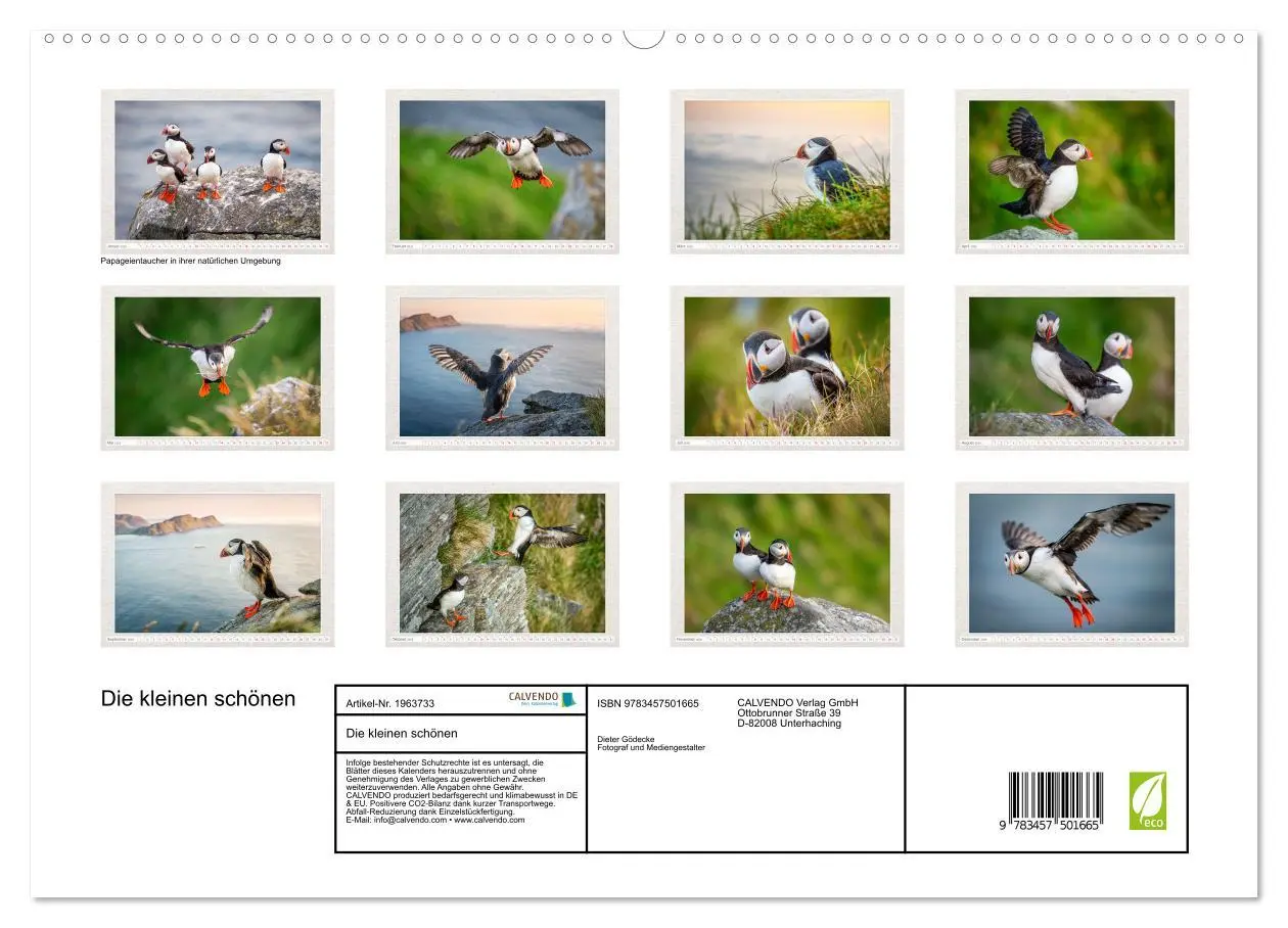 Bild: 9783457501665 | Die kleinen schönen (hochwertiger Premium Wandkalender 2026 DIN A2...