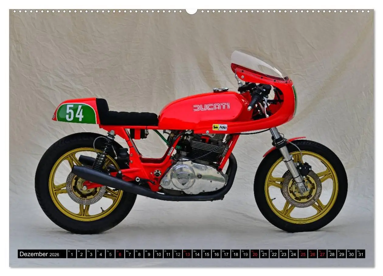 Bild: 9783516211665 | Ducati 500 Sport Desmo (hochwertiger Premium Wandkalender 2026 DIN...