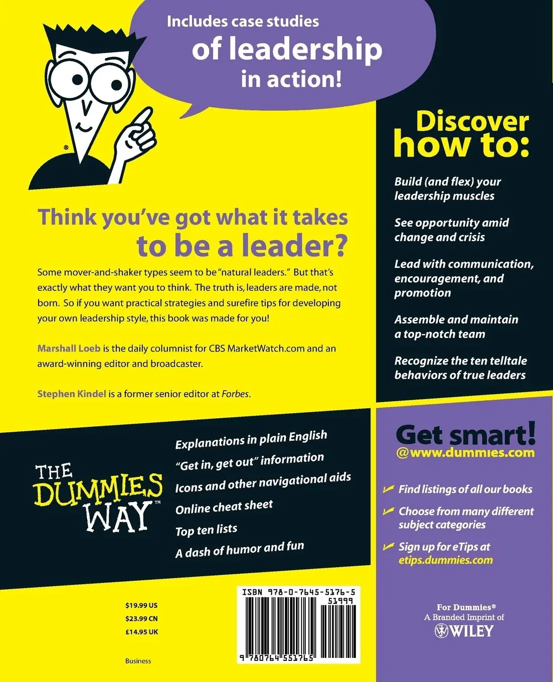 Rückseite: 9780764551765 | Leadership for Dummies | Marshall Loeb (u. a.) | Taschenbuch | 1999