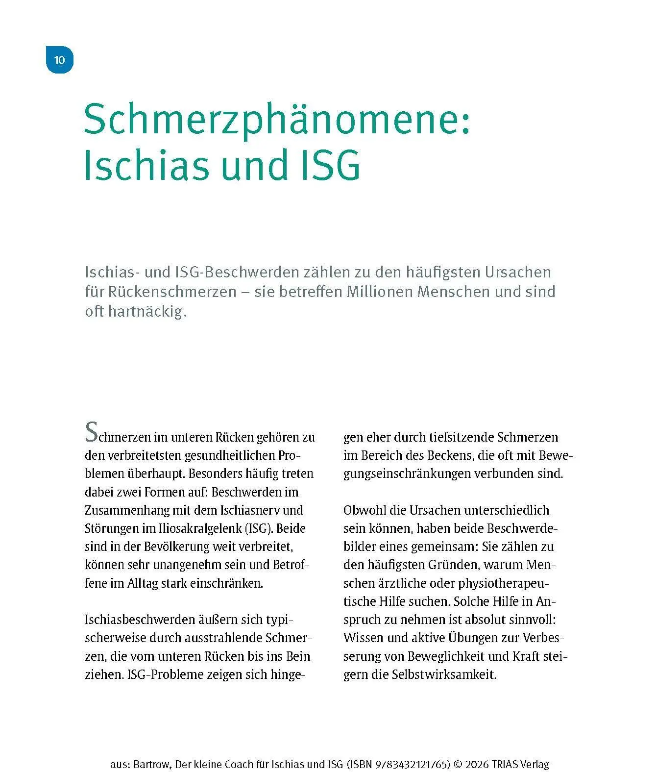Bild: 9783432121765 | Der kleine Coach für Ischias und ISG | Kay Bartrow | Taschenbuch