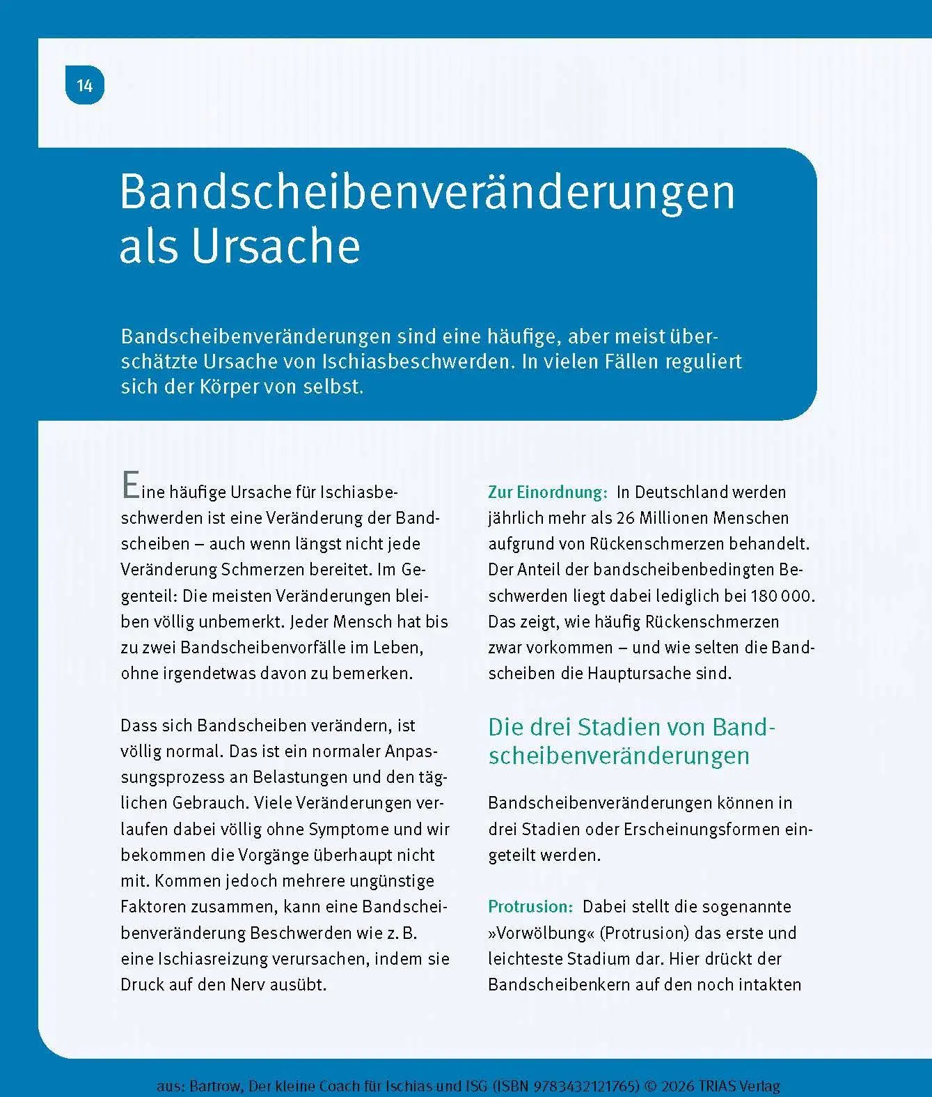 Bild: 9783432121765 | Der kleine Coach für Ischias und ISG | Kay Bartrow | Taschenbuch