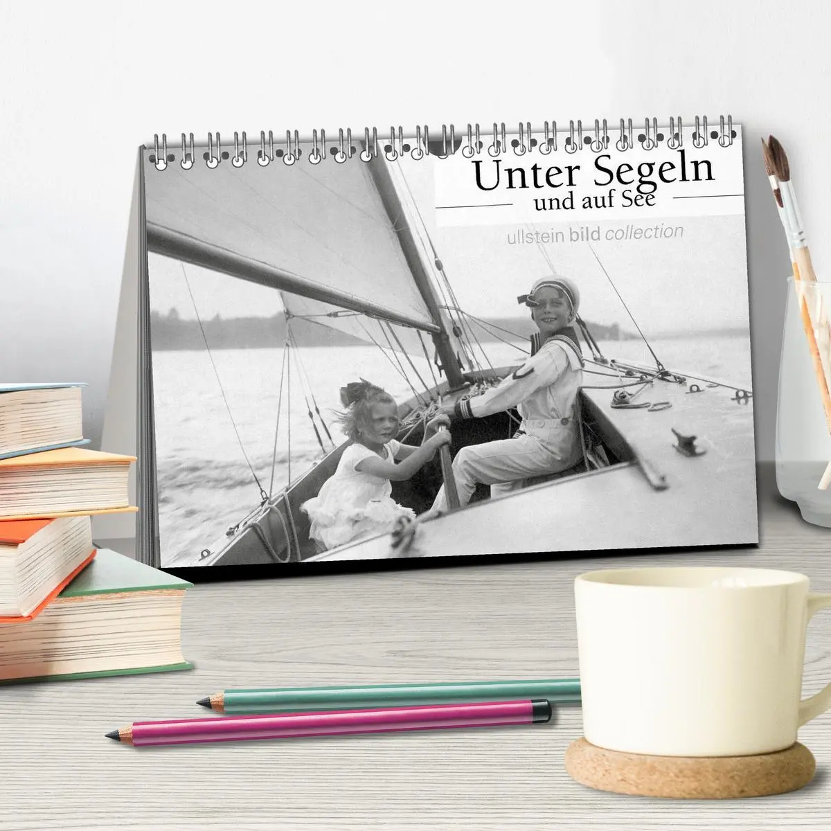 Bild: 9783457731765 | Unter Segeln und auf See (Tischkalender 2026 DIN A5 quer), CALVENDO...