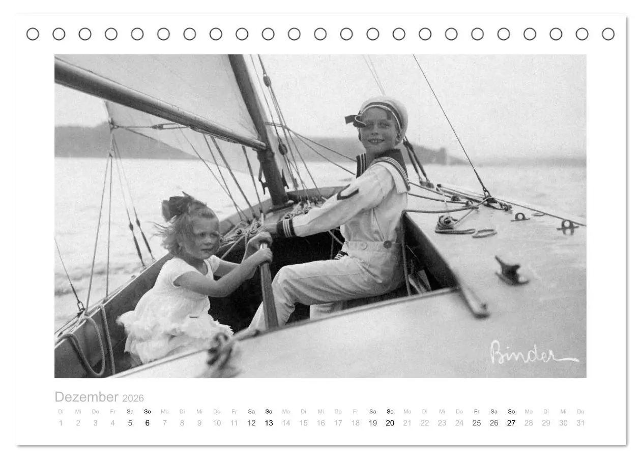 Bild: 9783457731765 | Unter Segeln und auf See (Tischkalender 2026 DIN A5 quer), CALVENDO...