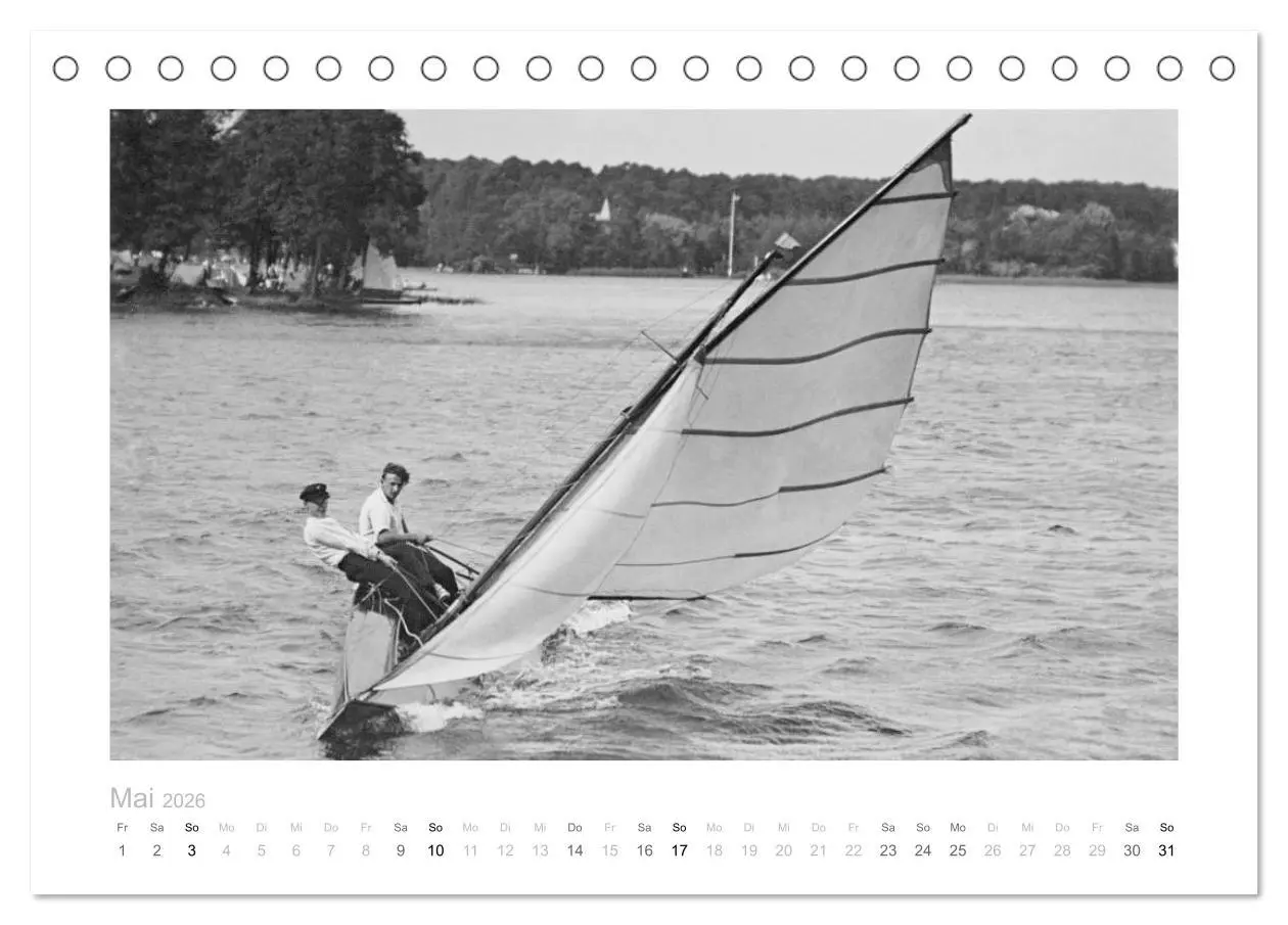 Bild: 9783457731765 | Unter Segeln und auf See (Tischkalender 2026 DIN A5 quer), CALVENDO...