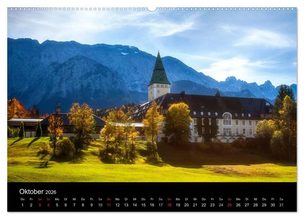 Bild: 9783516061765 | Bergblicke - Elmau (Wandkalender 2026 DIN A2 quer), CALVENDO...