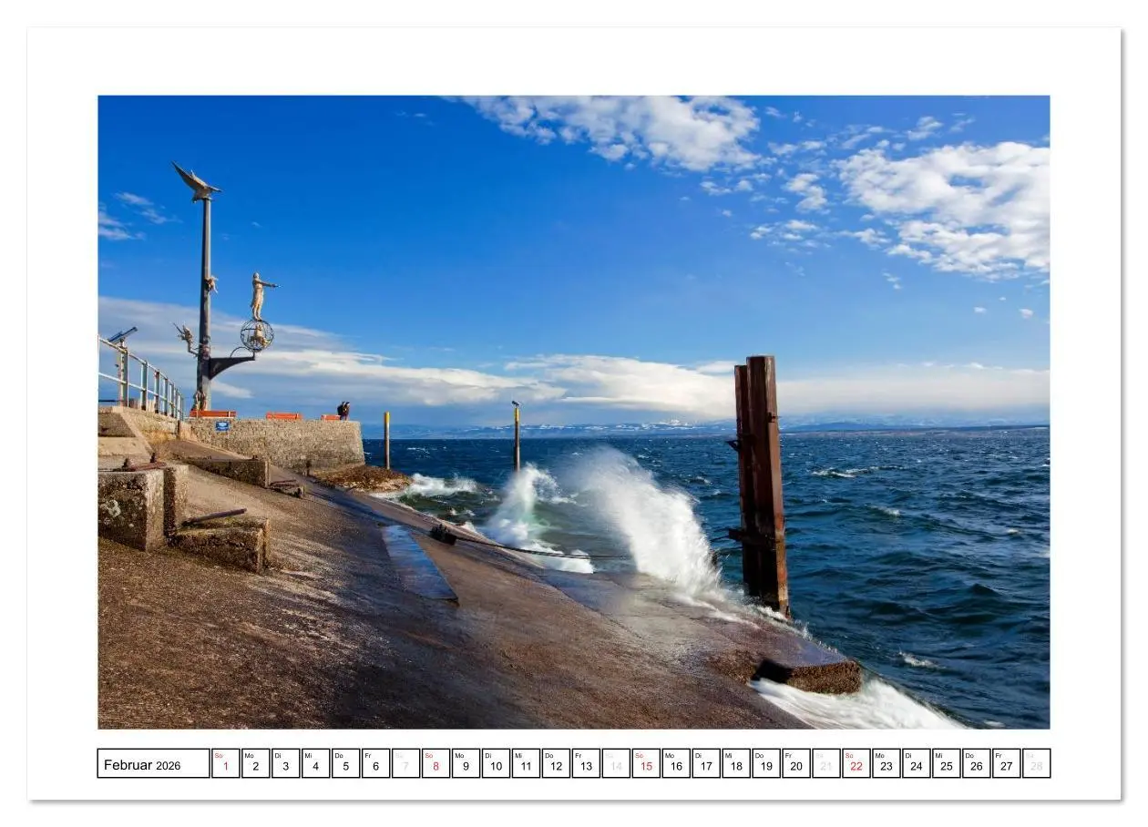 Bild: 9783516201765 | Bodensee 2026 (Wandkalender 2026 DIN A3 quer), CALVENDO Monatskalender