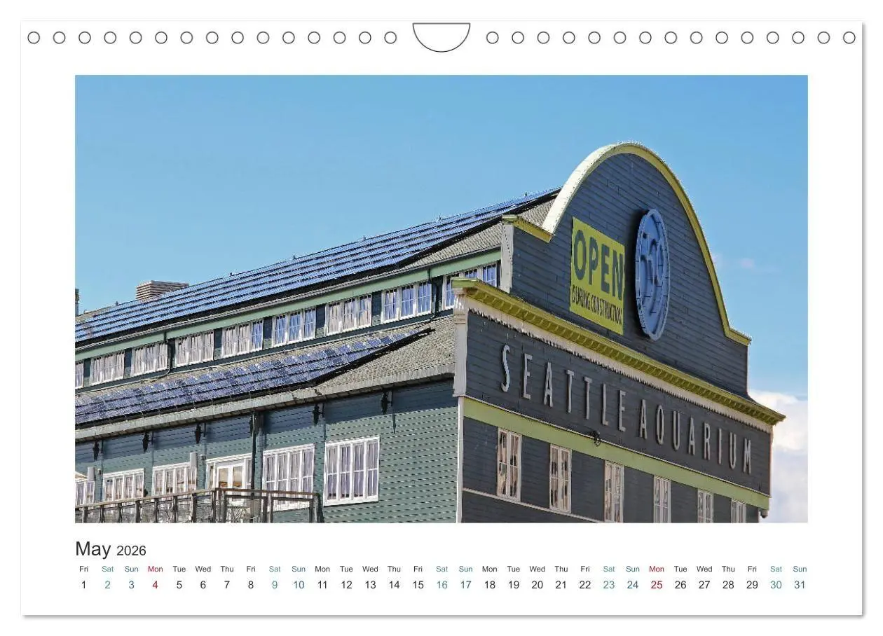 Bild: 9783516681765 | Seattle (Wall Calendar 2026 DIN A4 landscape), CALVENDO 12 Month...