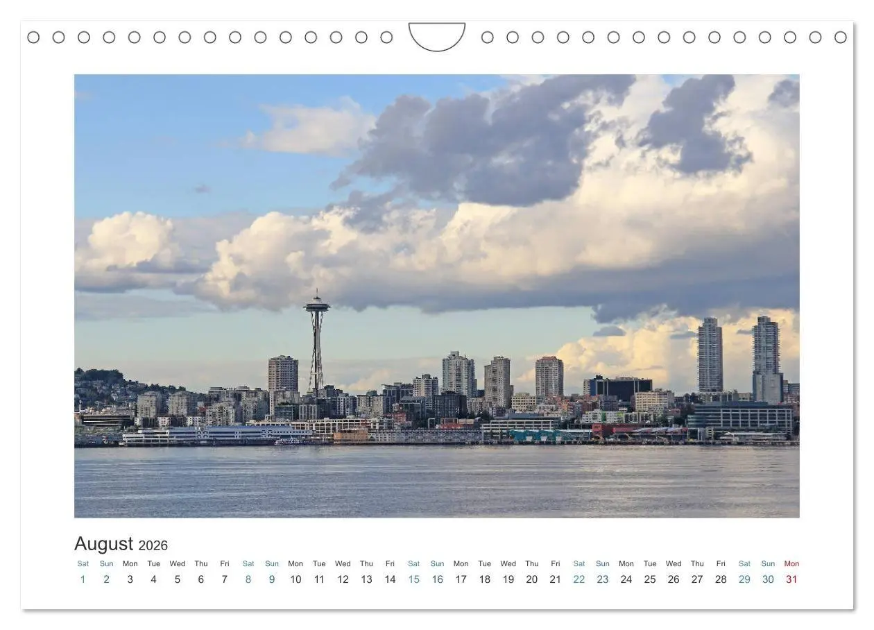 Bild: 9783516681765 | Seattle (Wall Calendar 2026 DIN A4 landscape), CALVENDO 12 Month...