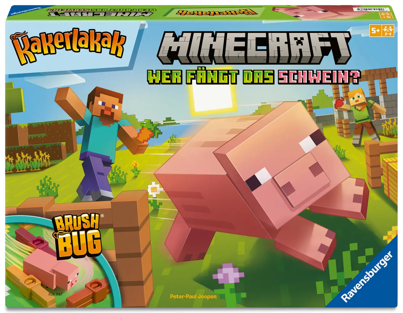 Cover: 4005556251865 | Minecraft Kakerlakak - Kinderspiel ab 5 Jahre | Wer fängt das Schwein?