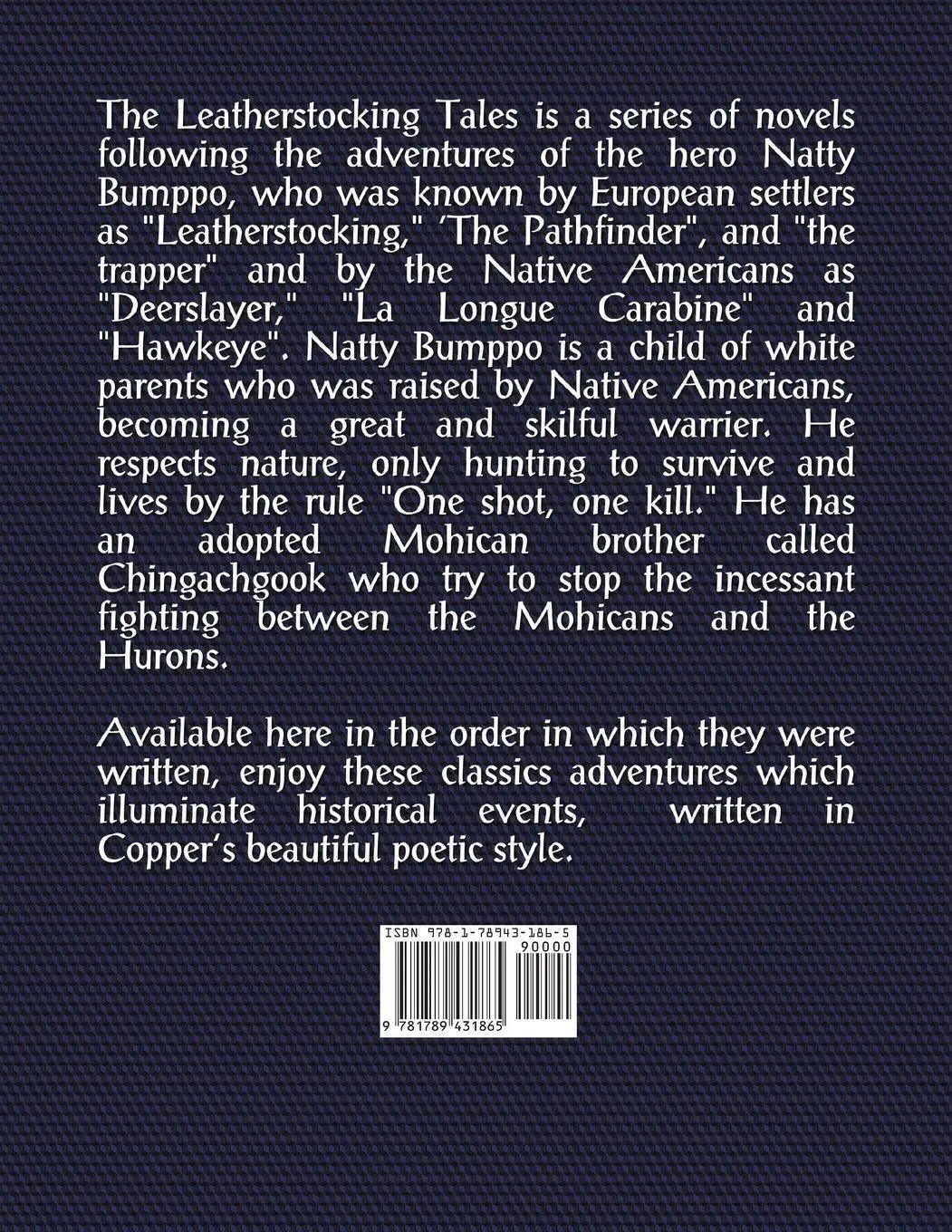 Rückseite: 9781789431865 | The Leatherstocking Tales (Complete and Unabridged) | Cooper | Buch