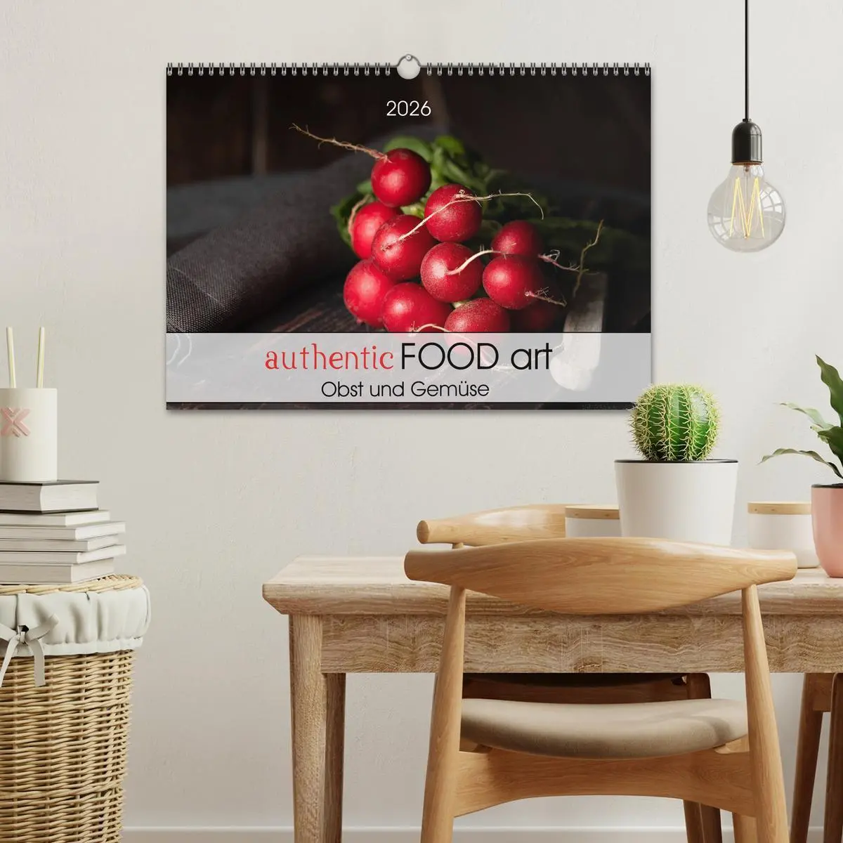 Bild: 9783457721865 | authentic FOOD art Obst und Gemüse (Wandkalender 2026 DIN A3 quer),...